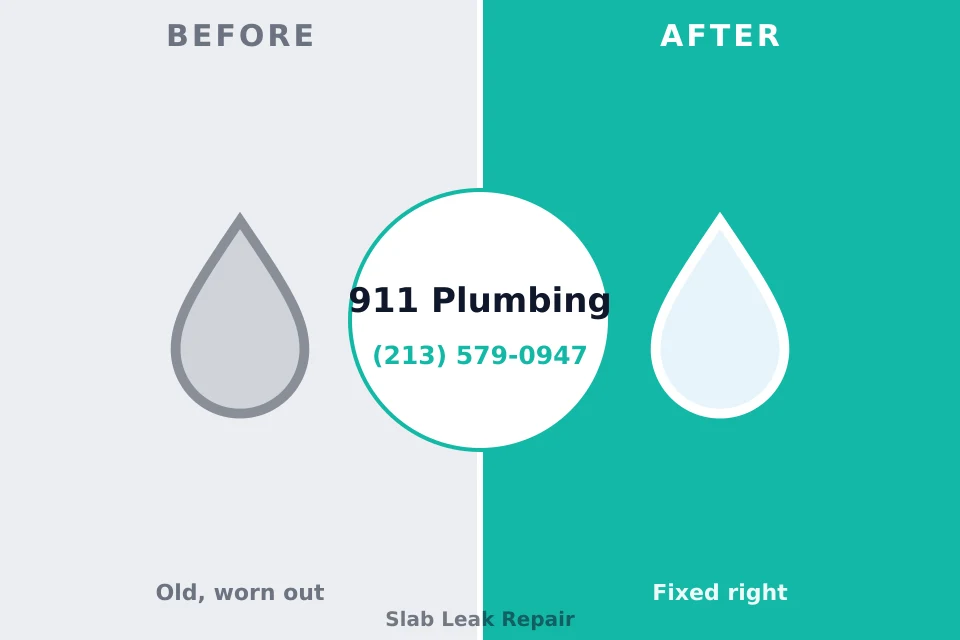 Before and after: plumbing repair Montrose-Ghent, OH